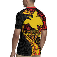 Papua New Guinea Tribal Tattoo Rugby Jersey 50th Independence Anniversary
