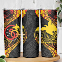 Papua New Guinea Tribal Tattoo Skinny Tumbler 50th Independence Anniversary