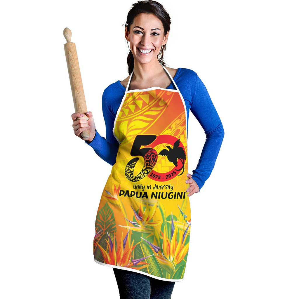 Papua New Guinea Unity in Diversity Apron 50th Indipendens Papua Niugini - Polynesian Pride