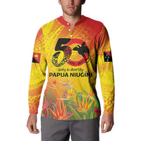 Papua New Guinea Unity in Diversity Button Sweatshirt 50th Indipendens Papua Niugini