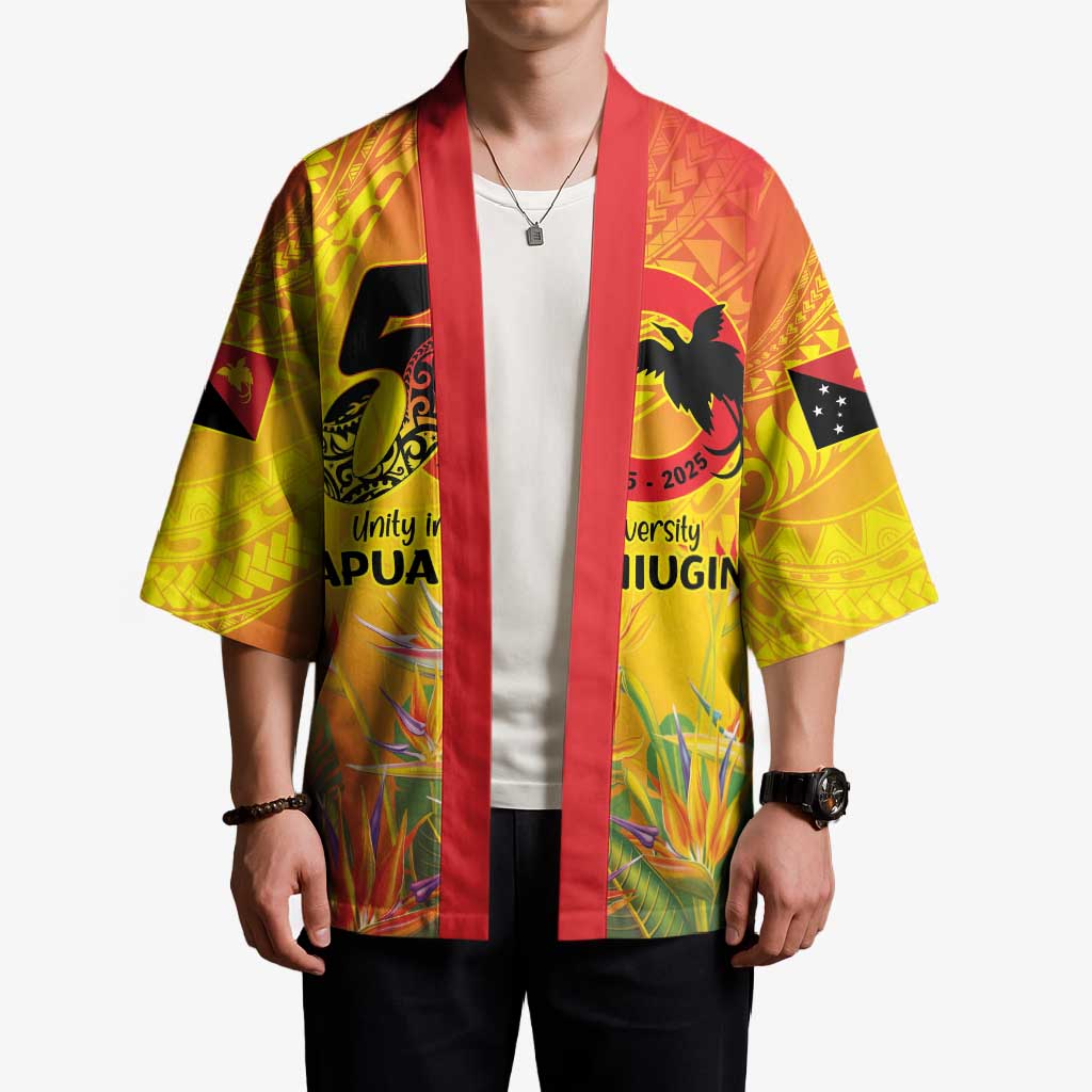 Papua New Guinea Unity in Diversity Kimono 50th Indipendens Papua Niugini - Polynesian Pride