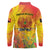 Papua New Guinea Unity in Diversity Long Sleeve Polo Shirt 50th Indipendens Papua Niugini