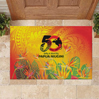 Papua New Guinea Unity in Diversity Rubber Doormat 50th Indipendens Papua Niugini