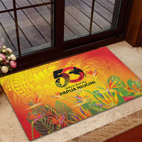 Papua New Guinea Unity in Diversity Rubber Doormat 50th Indipendens Papua Niugini