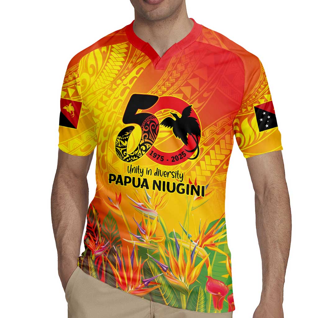 Papua New Guinea Unity in Diversity Rugby Jersey 50th Indipendens Papua Niugini