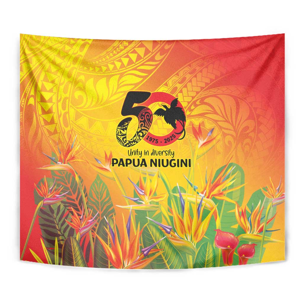 Papua New Guinea Unity in Diversity Tapestry 50th Indipendens Papua Niugini
