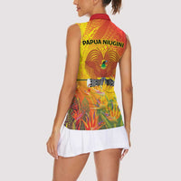 Papua New Guinea Unity in Diversity Women Sleeveless Polo Shirt 50th Indipendens Papua Niugini