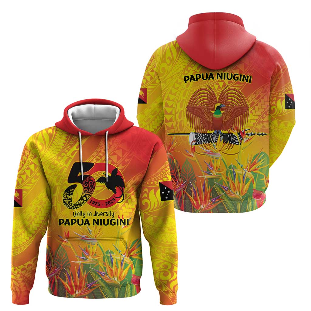 Papua New Guinea Unity in Diversity Zip Hoodie 50th Indipendens Papua Niugini