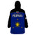 Philippines Concept Home Football Wearable Blanket Hoodie Pilipinas Flag Black Style 2023 LT9 - Polynesian Pride