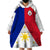 Philippines Concept Home Football Wearable Blanket Hoodie Pilipinas Flag White Style 2023 LT9 - Polynesian Pride