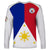 (Custom Text And Number) Philippines Concept Home Football Long Sleeve Shirt Pilipinas Flag White Style 2023 LT9 Unisex White - Polynesian Pride