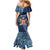 Personalised Fiji 54th Anniversary Family Matching Mermaid Dress and Hawaiian Shirt Siga Ni Bula Galala Marautaki O Viti LT9