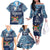 Personalised Fiji 54th Anniversary Family Matching Off The Shoulder Long Sleeve Dress and Hawaiian Shirt Siga Ni Bula Galala Marautaki O Viti LT9