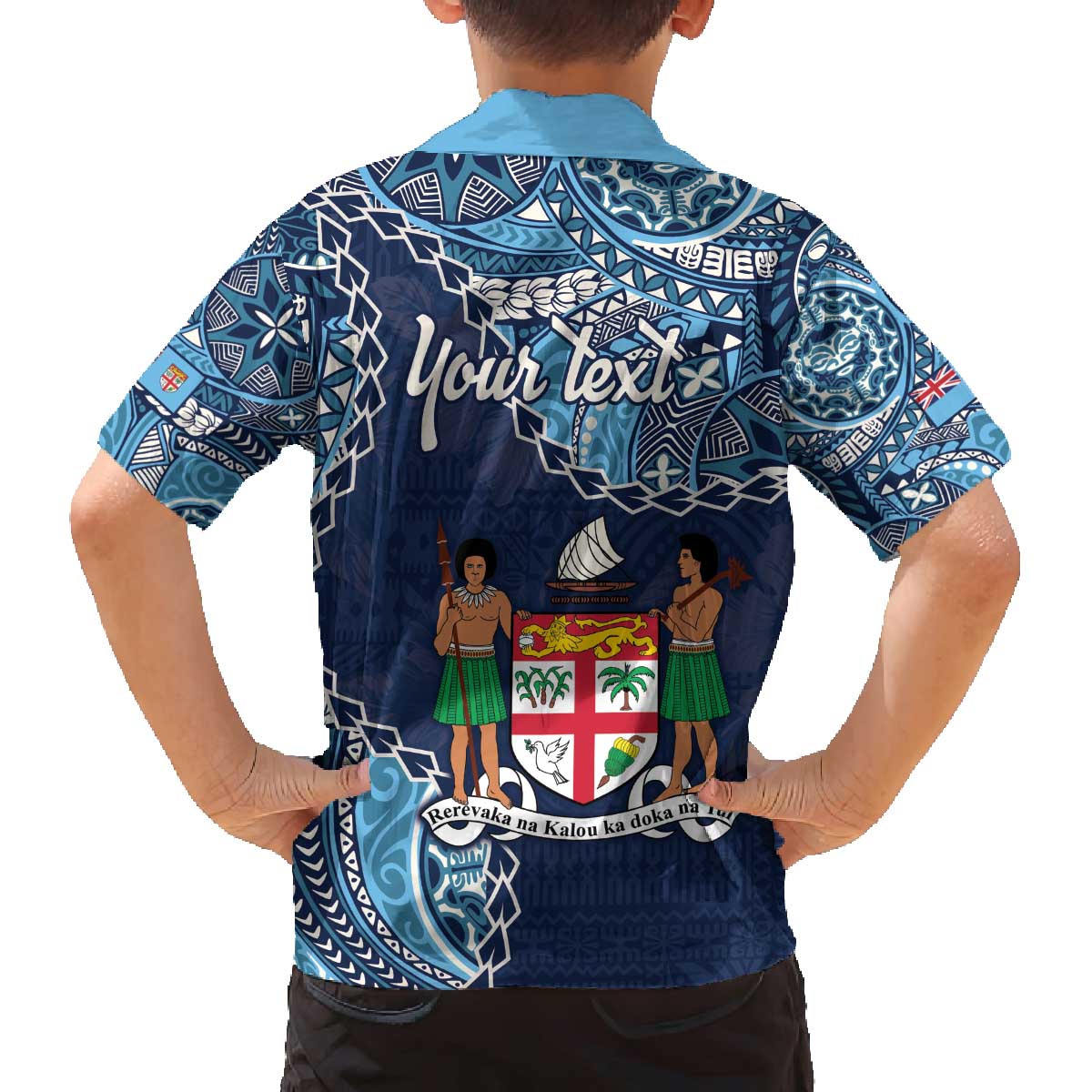 Personalised Fiji 54th Anniversary Family Matching Puletasi and Hawaiian Shirt Siga Ni Bula Galala Marautaki O Viti LT9 - Polynesian Pride