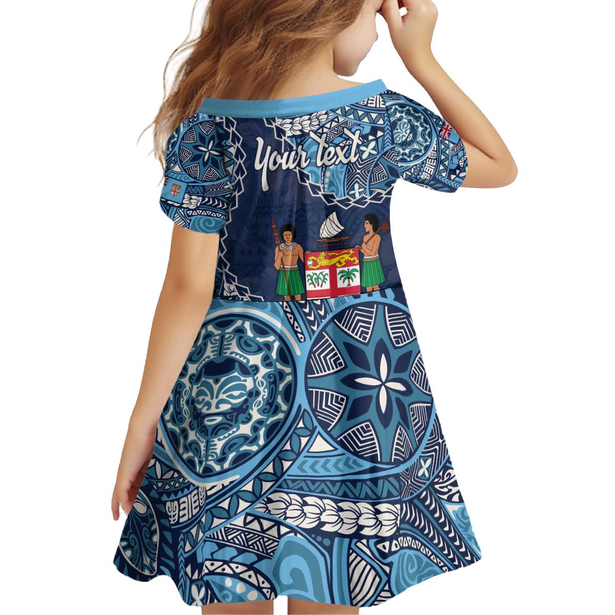 Personalised Fiji 54th Anniversary Family Matching Puletasi and Hawaiian Shirt Siga Ni Bula Galala Marautaki O Viti LT9 - Polynesian Pride