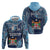 Personalised Fiji 54th Anniversary Hoodie Siga Ni Bula Galala Marautaki O Viti LT9