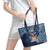 Personalised Fiji 54th Anniversary Leather Tote Bag Siga Ni Bula Galala Marautaki O Viti LT9