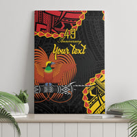 Personalised Papua New Guinea 49th Anniversary Canvas Wall Art Hapi De bilong Indipendens Papua Niugini
