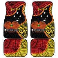 Personalised Papua New Guinea 49th Anniversary Car Mats Hapi De bilong Indipendens Papua Niugini
