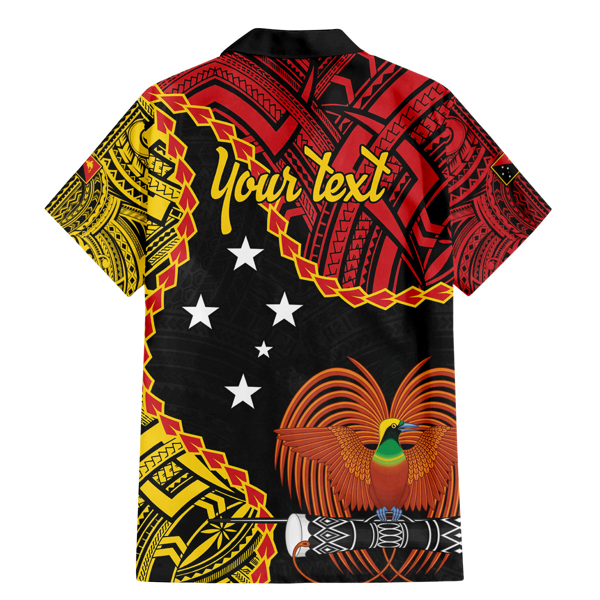 Personalised Papua New Guinea 49th Anniversary Family Matching Mermaid Dress and Hawaiian Shirt Hapi De bilong Indipendens Papua Niugini