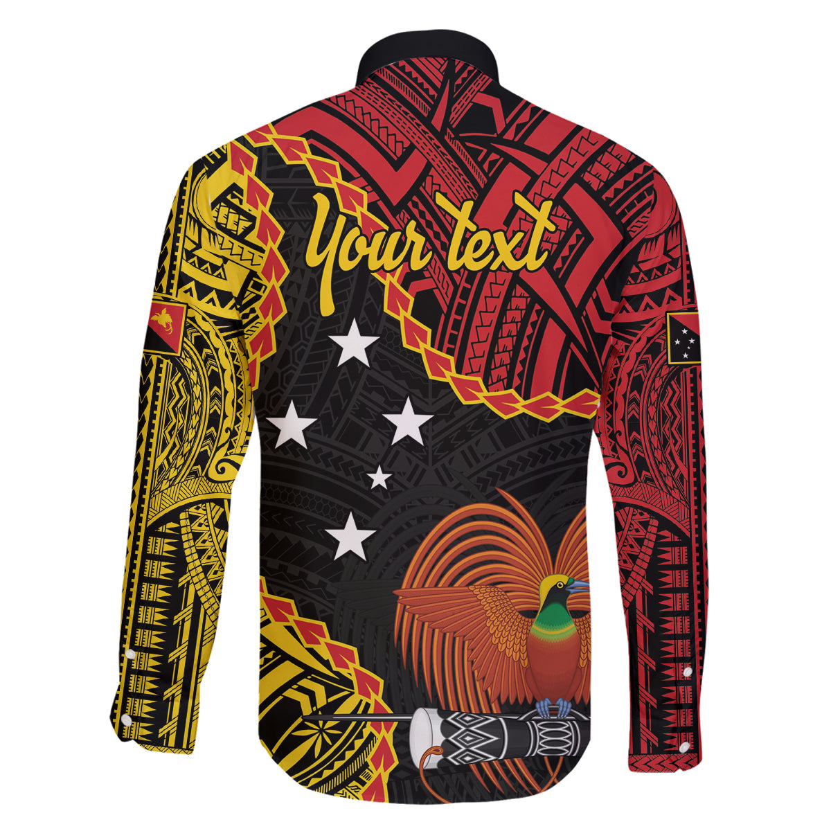 Personalised Papua New Guinea 49th Anniversary Family Matching Mermaid Dress and Hawaiian Shirt Hapi De bilong Indipendens Papua Niugini