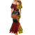 Personalised Papua New Guinea 49th Anniversary Family Matching Mermaid Dress and Hawaiian Shirt Hapi De bilong Indipendens Papua Niugini