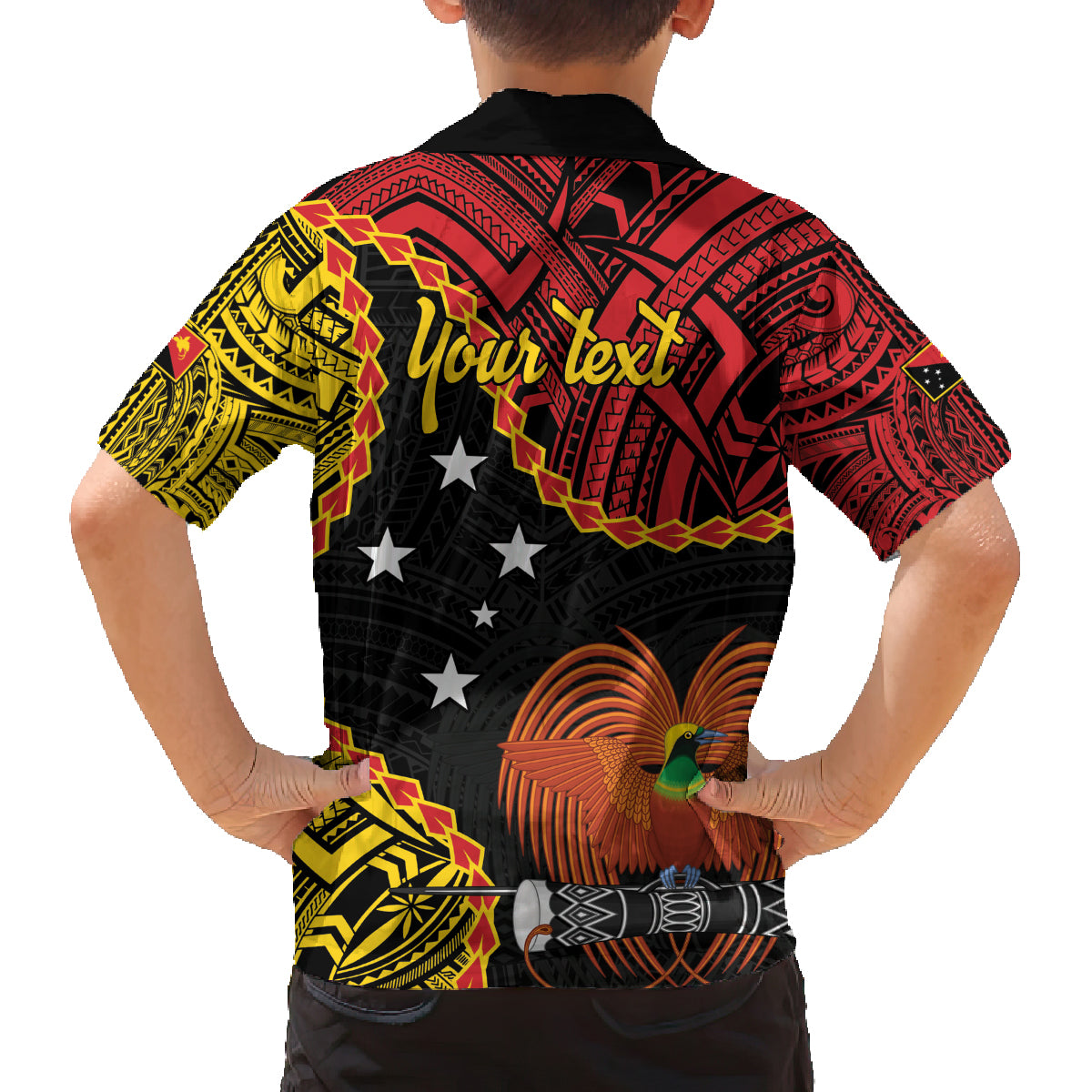 Personalised Papua New Guinea 49th Anniversary Family Matching Puletasi and Hawaiian Shirt Hapi De bilong Indipendens Papua Niugini LT9 - Polynesian Pride