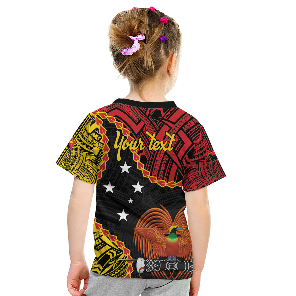 Personalised Papua New Guinea 49th Anniversary Kid T Shirt Hapi De bilong Indipendens Papua Niugini