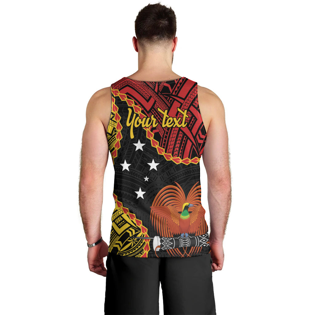 Personalised Papua New Guinea 49th Anniversary Men Tank Top Hapi De bilong Indipendens Papua Niugini