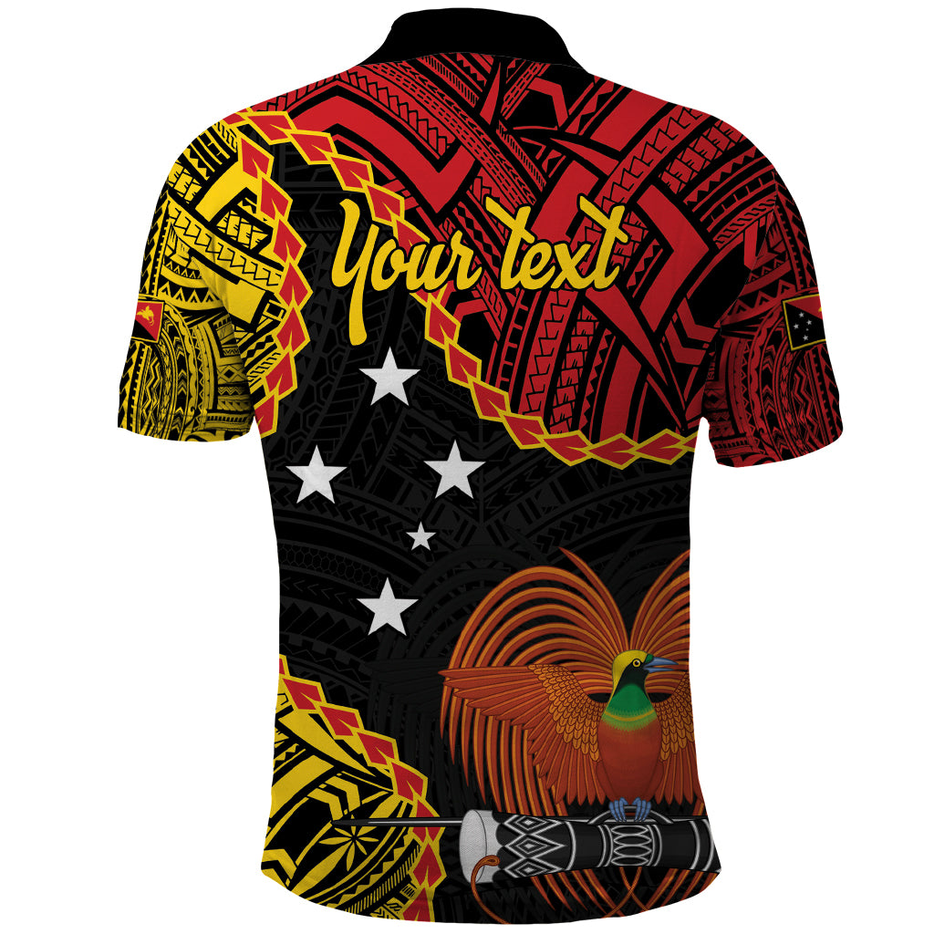 Personalised Papua New Guinea 49th Anniversary Polo Shirt Hapi De bilong Indipendens Papua Niugini