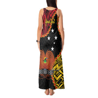 Personalised Papua New Guinea 49th Anniversary Tank Maxi Dress Hapi De bilong Indipendens Papua Niugini