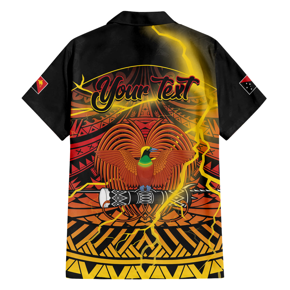 Personalised Papua New Guinea 49th Anniversary Family Matching Puletasi and Hawaiian Shirt Bird of Paradise Unity In Diversity LT9 - Polynesian Pride