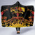 Personalised Papua New Guinea 49th Anniversary Hooded Blanket Bird of Paradise Unity In Diversity