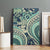 Hawaiian Hibiscus Tribal Vintage Motif Canvas Wall Art Ver 1