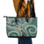 Hawaiian Hibiscus Tribal Vintage Motif Leather Tote Bag Ver 1