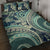 Hawaiian Hibiscus Tribal Vintage Motif Quilt Bed Set Ver 1