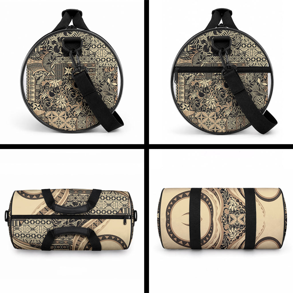 Hawaiian Hibiscus Tribal Vintage Motif Duffle Bag Ver 2 LT9 - Polynesian Pride