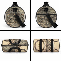 Hawaiian Hibiscus Tribal Vintage Motif Duffle Bag Ver 2 LT9 - Polynesian Pride