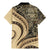 Hawaiian Hibiscus Tribal Vintage Motif Family Matching Mermaid Dress and Hawaiian Shirt Ver 2