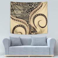 Hawaiian Hibiscus Tribal Vintage Motif Tapestry Ver 2