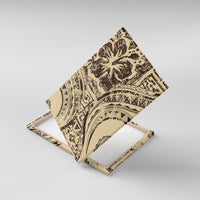 Hawaiian Hibiscus Tribal Vintage Motif Canvas Wall Art Ver 3