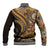 Hawaiian Hibiscus Tribal Vintage Motif Baseball Jacket Ver 4