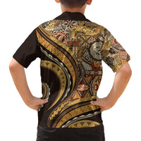 Hawaiian Hibiscus Tribal Vintage Motif Kid Hawaiian Shirt Ver 4 LT9 - Polynesian Pride