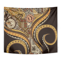 Hawaiian Hibiscus Tribal Vintage Motif Tapestry Ver 4