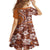 Hawaiian Hibiscus Tribal Vintage Motif Family Matching Puletasi and Hawaiian Shirt Ver 5