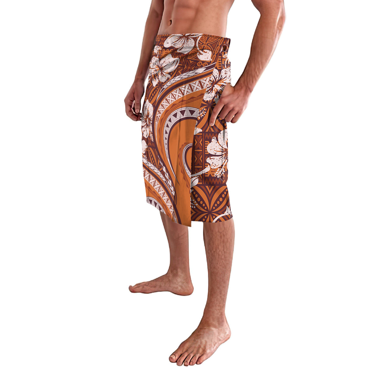 Hawaiian Hibiscus Tribal Vintage Motif Lavalava Ver 5