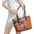 Hawaiian Hibiscus Tribal Vintage Motif Leather Tote Bag Ver 5