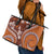 Hawaiian Hibiscus Tribal Vintage Motif Leather Tote Bag Ver 5