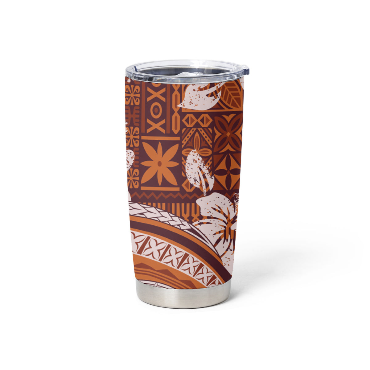 Hawaiian Hibiscus Tribal Vintage Motif Tumbler Cup Ver 5