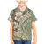 Hawaiian Hibiscus Tribal Vintage Motif Family Matching Mermaid Dress and Hawaiian Shirt Ver 6